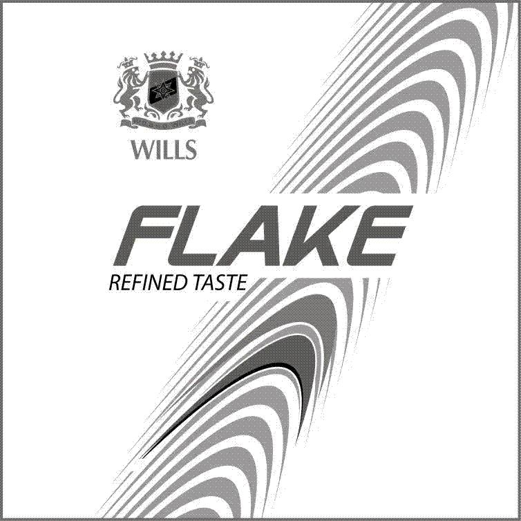 Flake Refined Taste (b&w) Device mark 2373007 Trademark