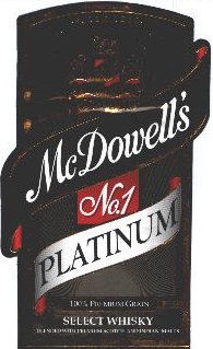 Mcdowell's No.1 Platinum Device mark 2000452 Trademark