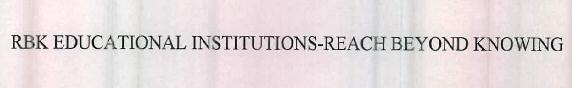 Rbk Educational Institutions-reach Beyond Knowing Device mark 2383091 Trademark