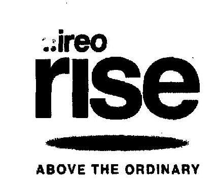 Ireo Rise Above The Ordinary (logo) Device mark 2035025 Trademark