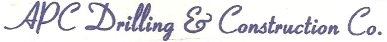 Apc Drilling & Construction Co. Device mark 2195008 Trademark