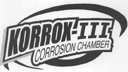 Korrox-iii Corrosion Chamber (device) Device mark 2484051 Trademark