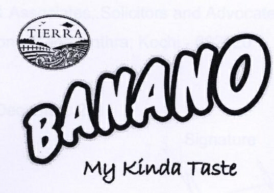 Tierra Banano My Kinda Taste Device mark 2251814 Trademark