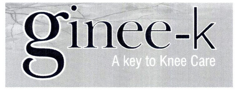 Ginee-k A Key To Knee Care Device mark 2760203 Trademark