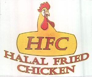 Hfc Halal Fried Chicken (device Of Cock) Device mark 2358147 Trademark