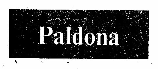Paldona Device mark 295414 Trademark