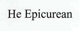 He Epicurean Device mark 2656094 Trademark