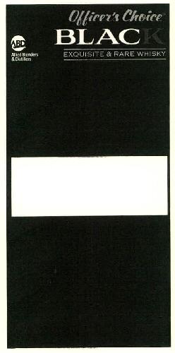 Officer's Choice Black Exquisite & Rare Whisky Device mark 2739306 Trademark