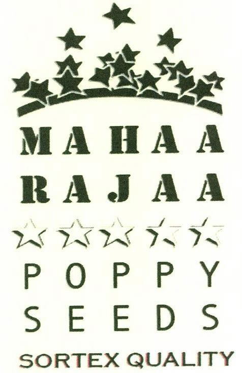 Mahaa Rajaa Poppy Seeds Sortex Quality Device mark 2625913 Trademark