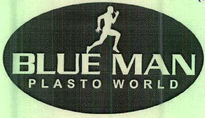 Blue Man Plasto World (device Of Human Caricature) Device mark 2641511 Trademark