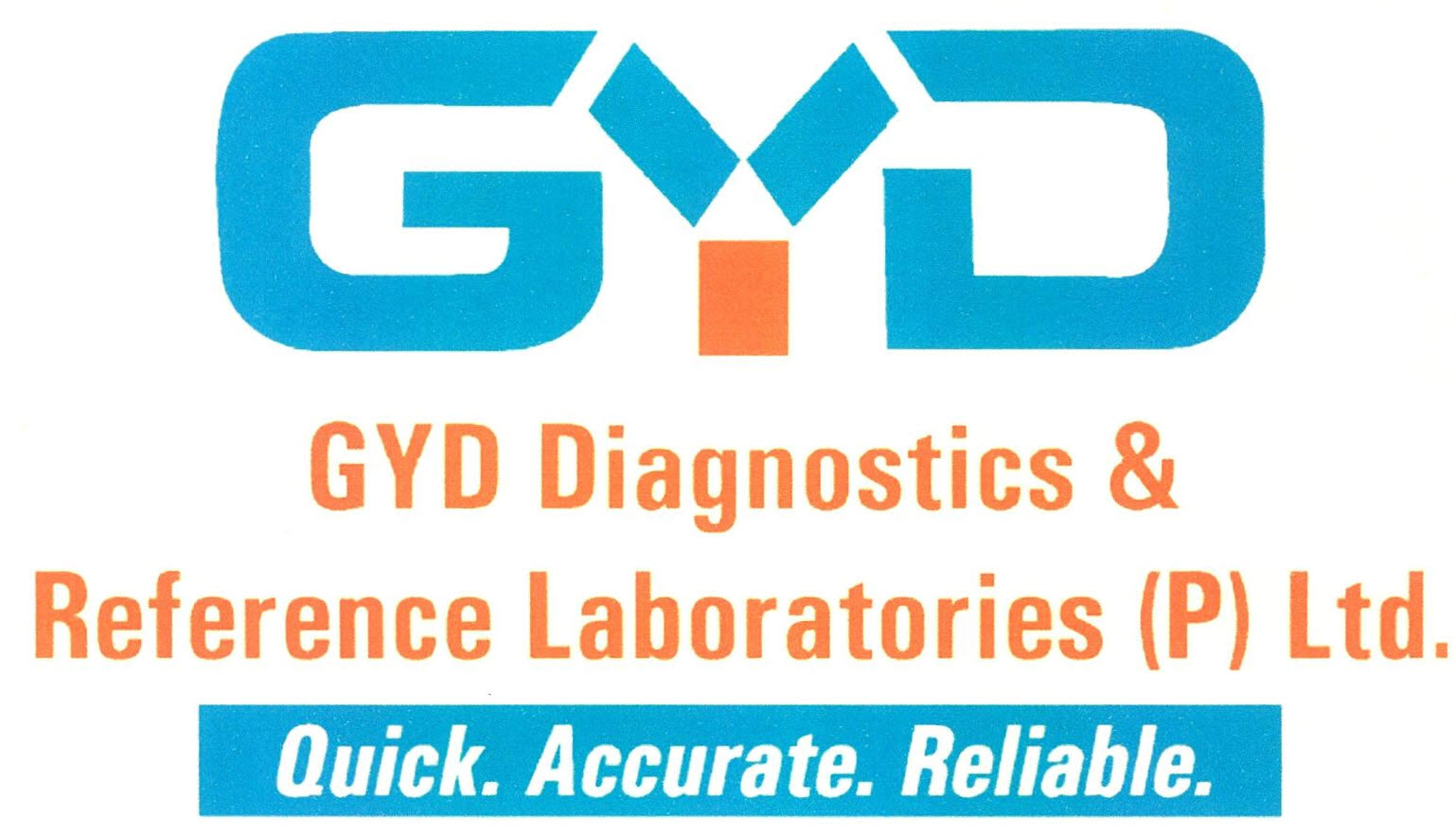 Gyd Gyd Diagnostics & Reference Laboratories (p) Ltd. Quick. Accurate. Reliable. Device mark 2624582 Trademark