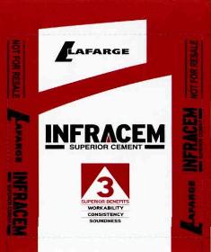 Lafarge Infracem Superior Cement(device) Device mark 2504547 Trademark