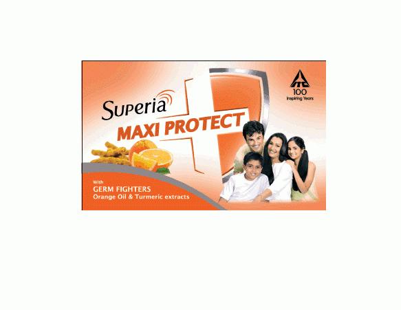 Superia Maxi Protect (colour Label) Device mark 2292620 Trademark