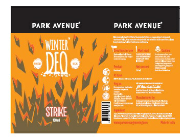 Park Avenue Winter Deo-strike Device mark 2611376 Trademark