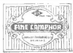 555 Fine Camphor (label) Device mark 212084 Trademark