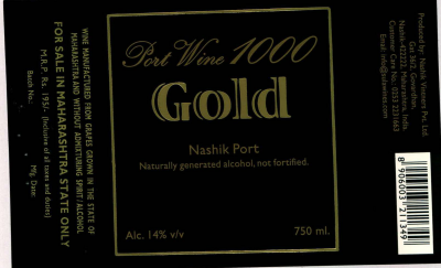 Port Wine 1000 Gold Device mark 2177541 Trademark