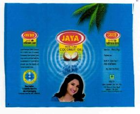 Jaya, Device Of Half Coconuts, Lady Spreading Hair Device mark 2837065 Trademark