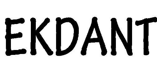 Ekdant (device) Device mark 2484854 Trademark
