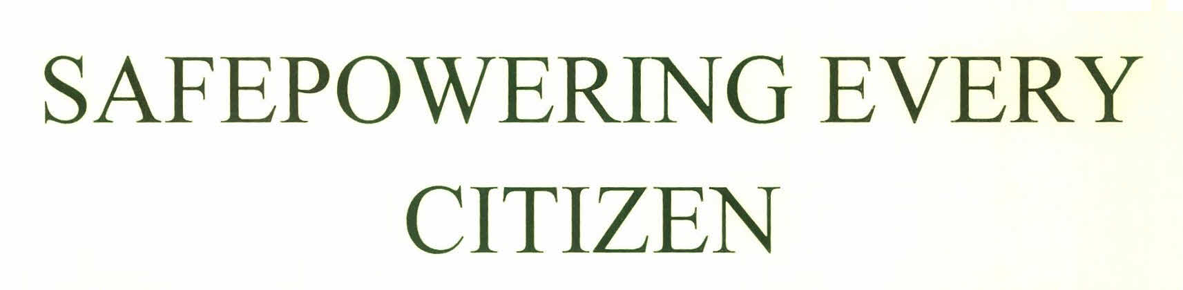 Safepowering Every Citizen Device mark 2939106 Trademark