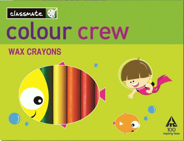 Classmate Colour Crew Wax Crayons Device mark 2280323 Trademark