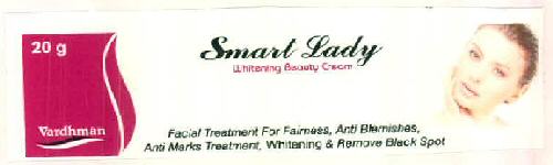 Smart Lady Whitening Beauty Cream Device mark 2871886 Trademark
