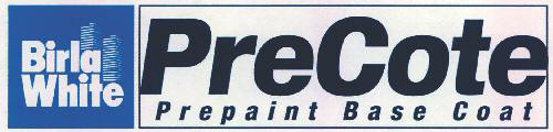 Birla White Precote Prepaint Base Coat (device Of Structure) Device mark 2285038 Trademark