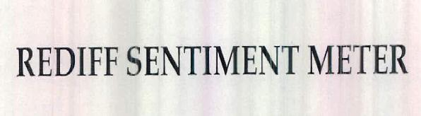 Rediff Sentiment Meter Device mark 2454513 Trademark