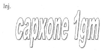 Inj. Capxone 1gm (label) Device mark 2596475 Trademark