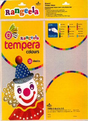 Rangeela Tempera Colours (device Of Joker) Device mark 2321891 Trademark