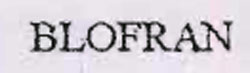 Blofran Device mark 1037100 Trademark