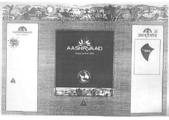 Aashirvaad (lable) Device mark 1106809 Trademark