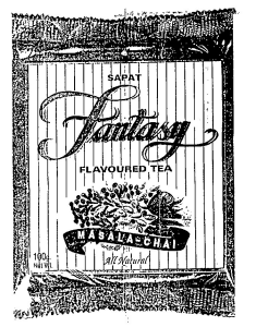 Sapat Fantasy Flavoured Tea Device mark 698334 Trademark