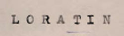 L O R A T I N Device mark 561259 Trademark