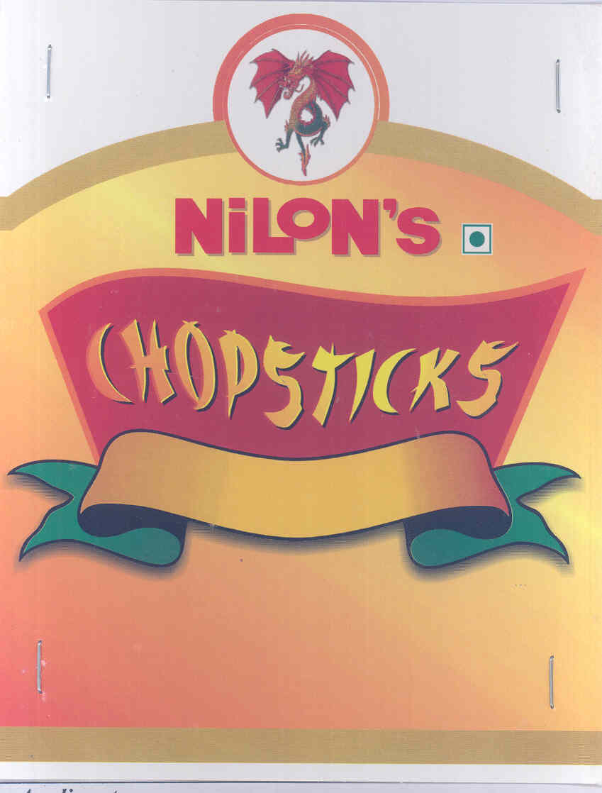 Nilon"s Chopsticks (label) Device mark 1759260 Trademark
