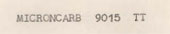 Microncarb 9015 Tt Device mark 721367 Trademark