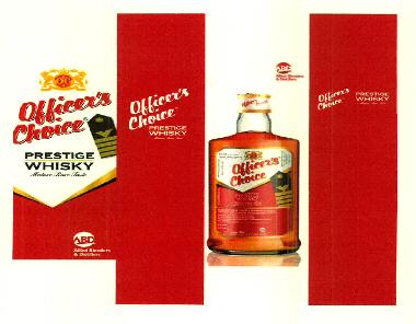 Officer's Choice Prestige Whisky Device mark 2739309 Trademark