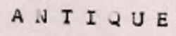 A N T I Q U E Device mark 654143 Trademark