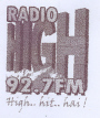 Radio High 92.7 Fm (label) Device mark 1785990 Trademark