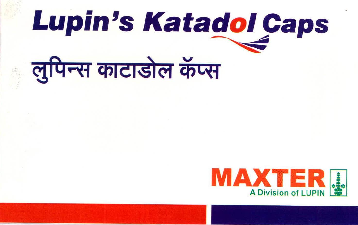 Lupin's Katadol Caps Device mark 2258521 Trademark