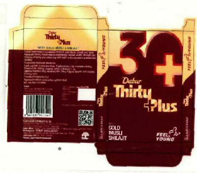 Dabar--thirty Plus (label) Device mark 2375167 Trademark