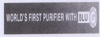 World S First Purifier With Blu G With Device Device mark 1634113 Trademark