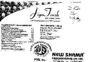 Jiyo Fresh Label Device mark 1959184 Trademark