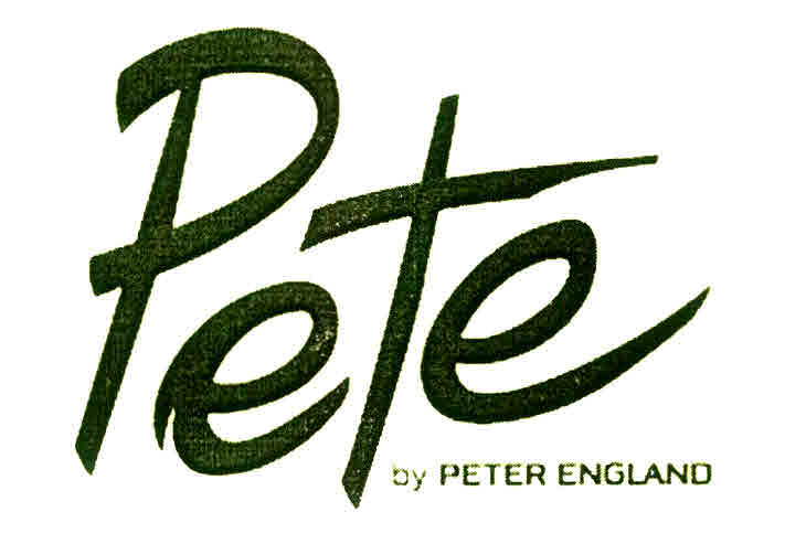 Pete By Peter England Device mark 2946801 Trademark