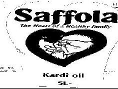 Saffola, The Heart Of A Healthy Family, Kardi Oil Device mark 813394 Trademark