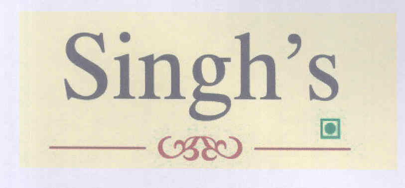 Singh"s (device Of Ornamental Design) Device mark 1457924 Trademark