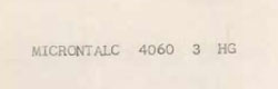 Microntalc 4060 3 Hg Device mark 707262 Trademark