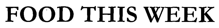 Food This Week (logo) Device mark 2302589 Trademark