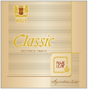 Wills Classic Refined Taste Blue Leaf Device mark 2995335 Trademark