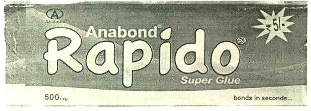 Anabond Rapido Super Glue Device mark 2684991 Trademark