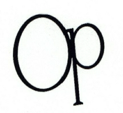 Op (label) Device mark 1776977 Trademark